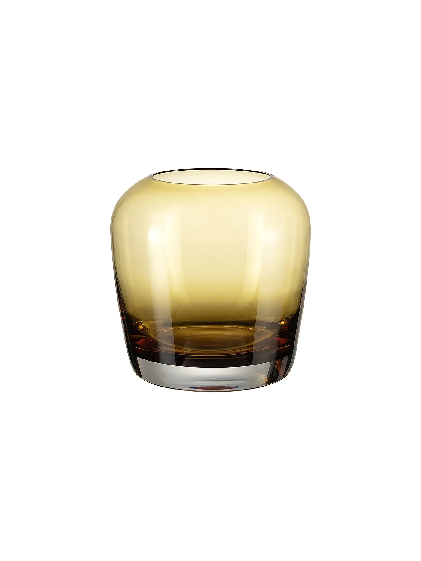 BLOMUS | Glas Vase LETA Large 15cm Coffee | camel